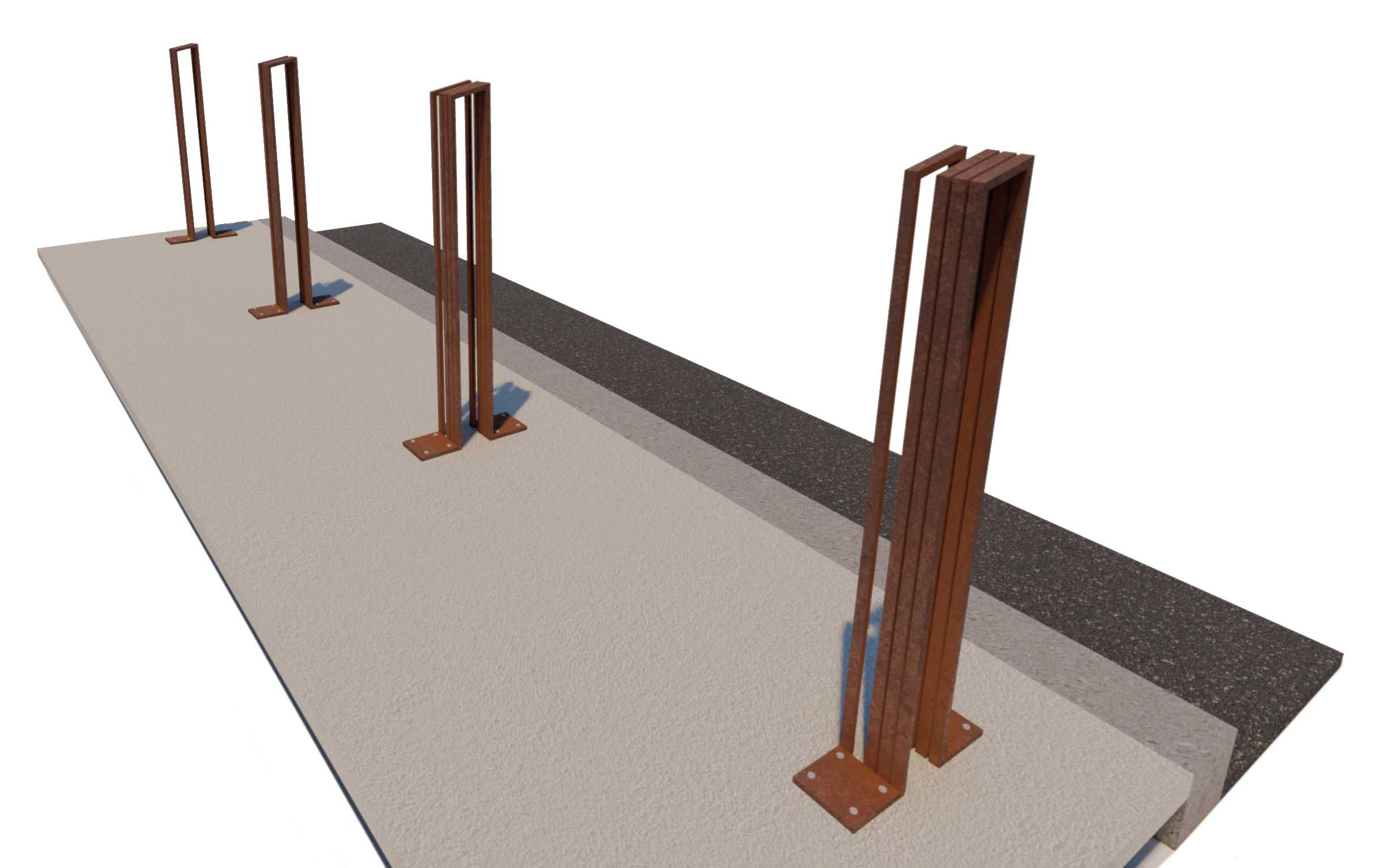 Dots Folded Bollard